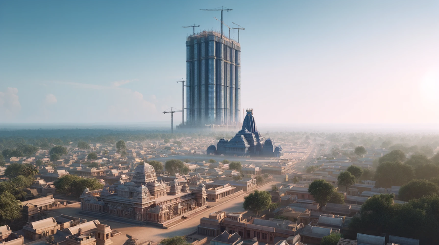 Vrindavan's New Icon: The Towering Heritage Temple Project