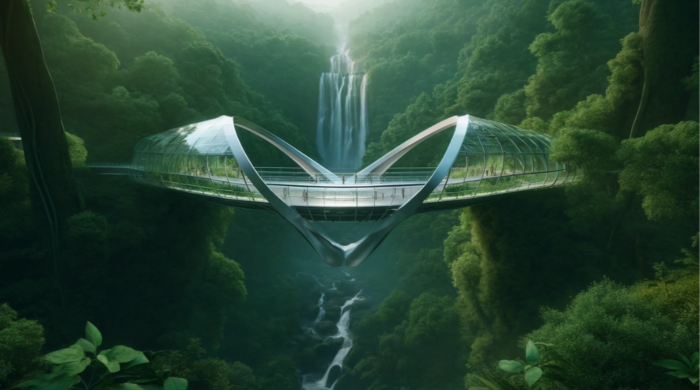 Symbol of Strength: Lord Ram's Bow Glass Bridge