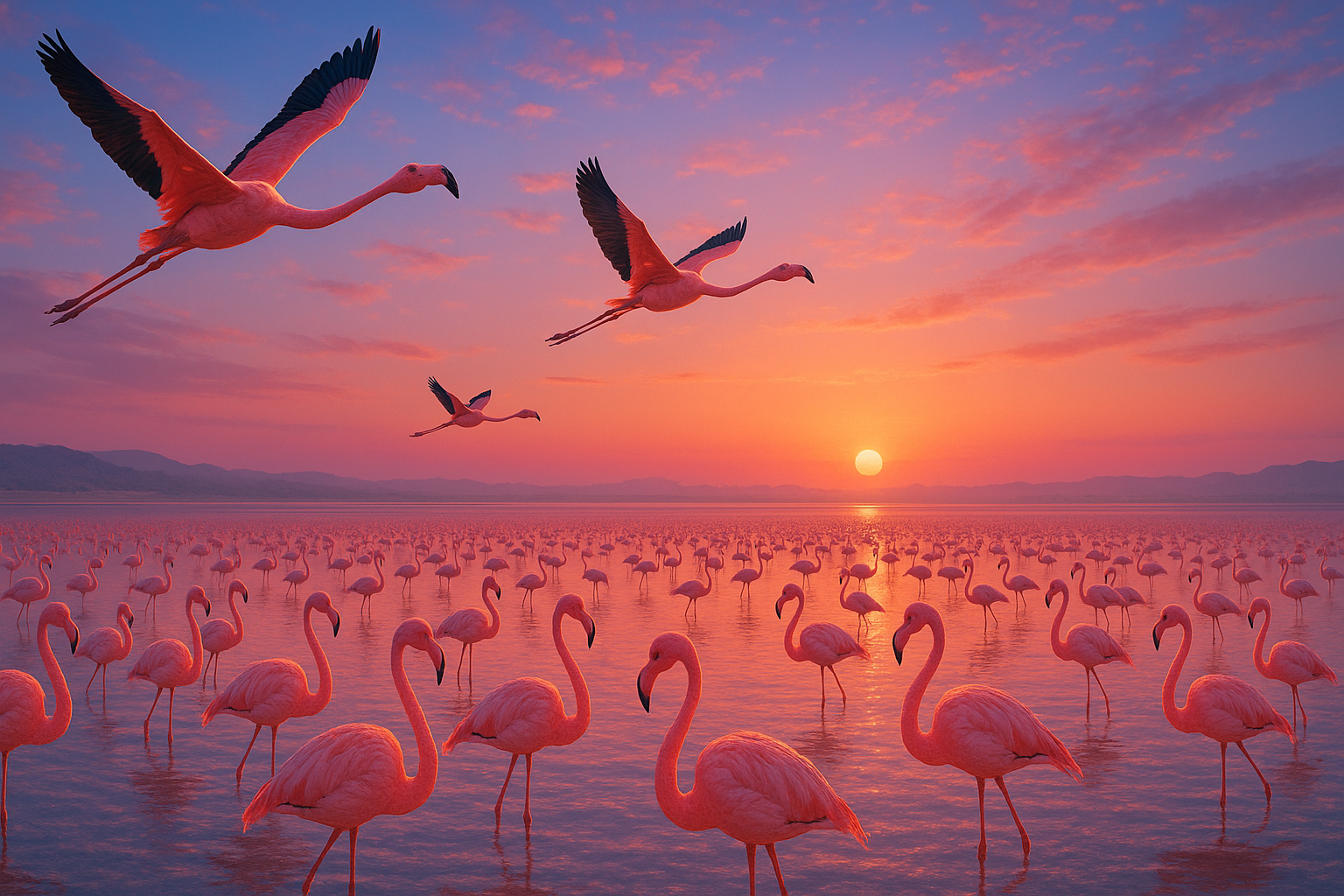 Rajasthan’s Sambhar Lake Turns Pink With Flamingos Even in June