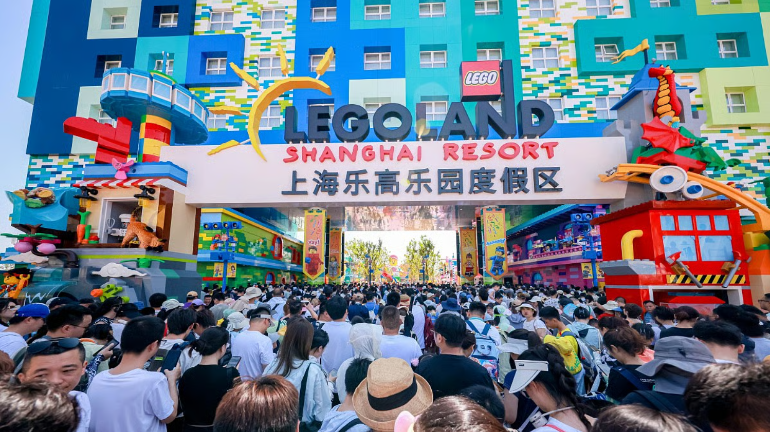 World’s Largest Legoland Resort Opens in Shanghai with AI Attractions and First Ever Lego Boat Ride