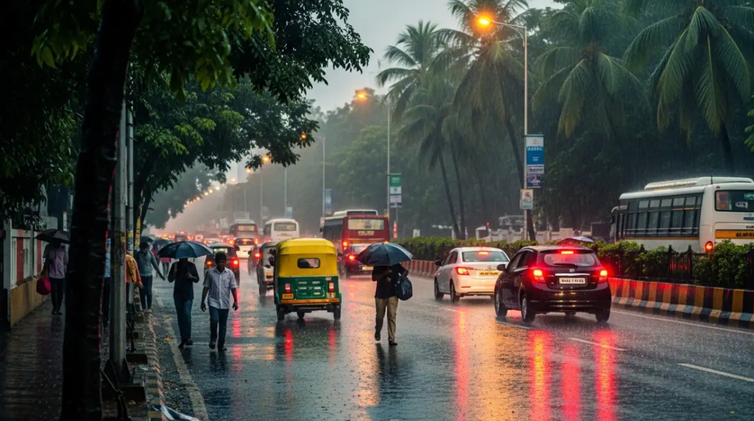 Bengaluru on Yellow Alert as IMD Predicts Heavy Rain and Strong Winds Till July 26