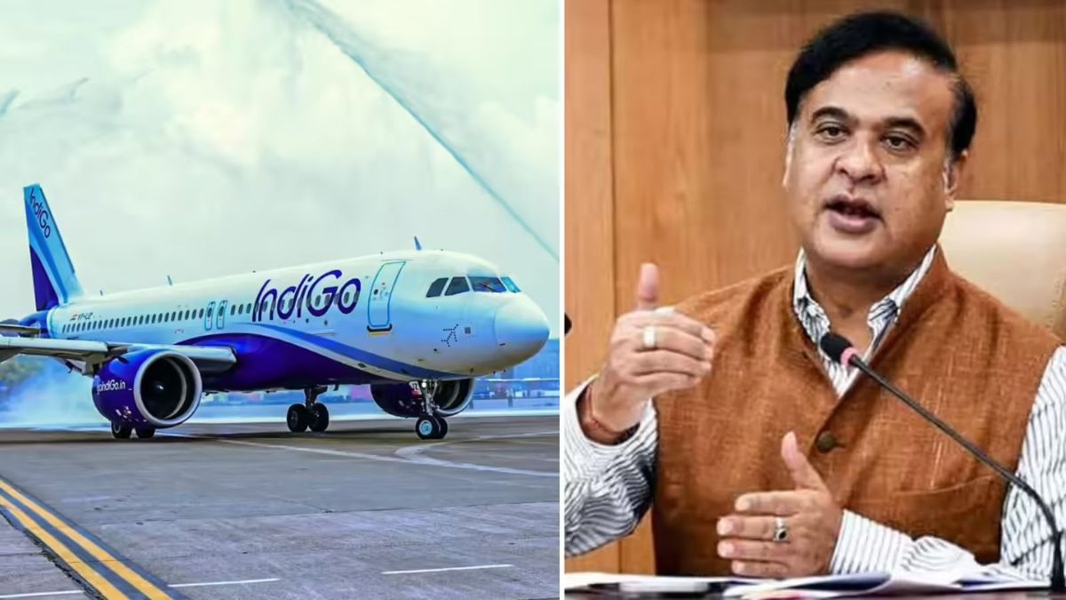 Assam CM Himanta Biswa Sarma’s IndiGo Flight Diverted To Agartala Due To Bad Weather