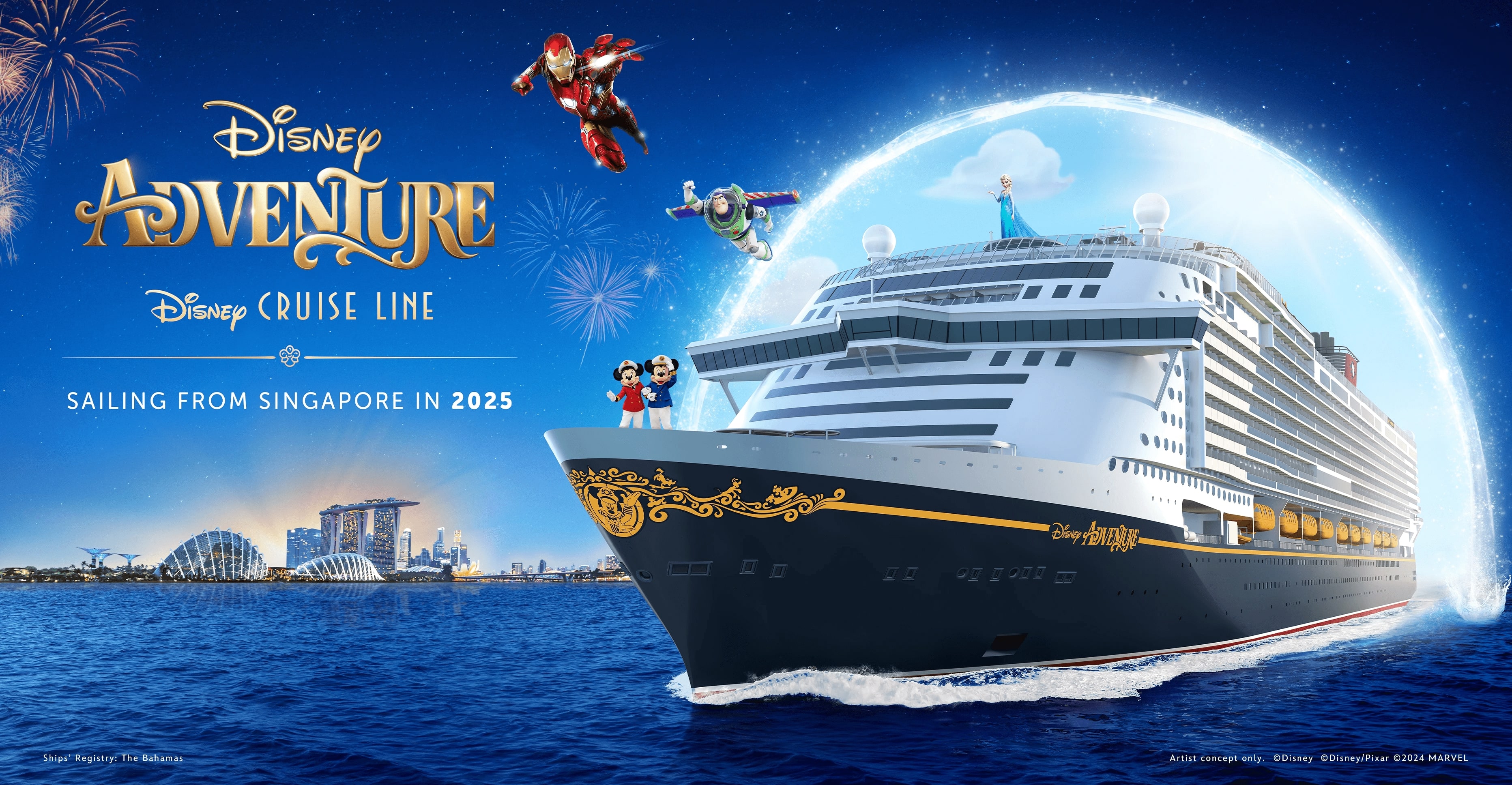 Disney Cruise Adventure Sets Sail for Asia in 2026