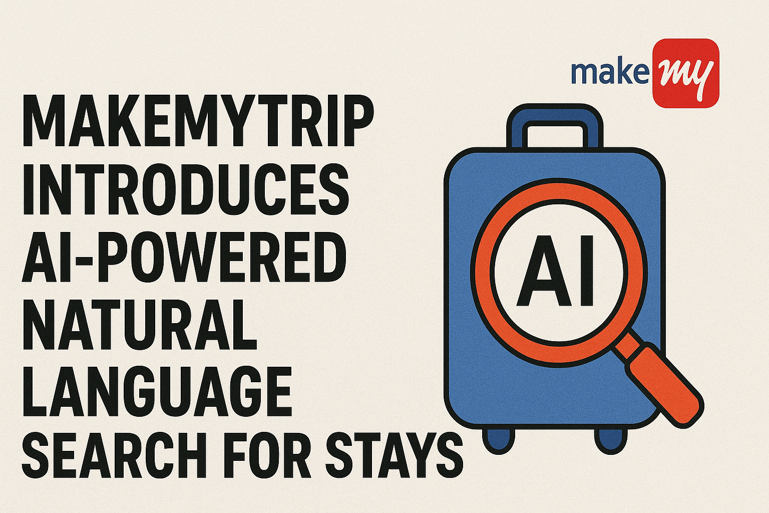 MakeMyTrip Introduces AI-Powered Natural Language Search For Stays