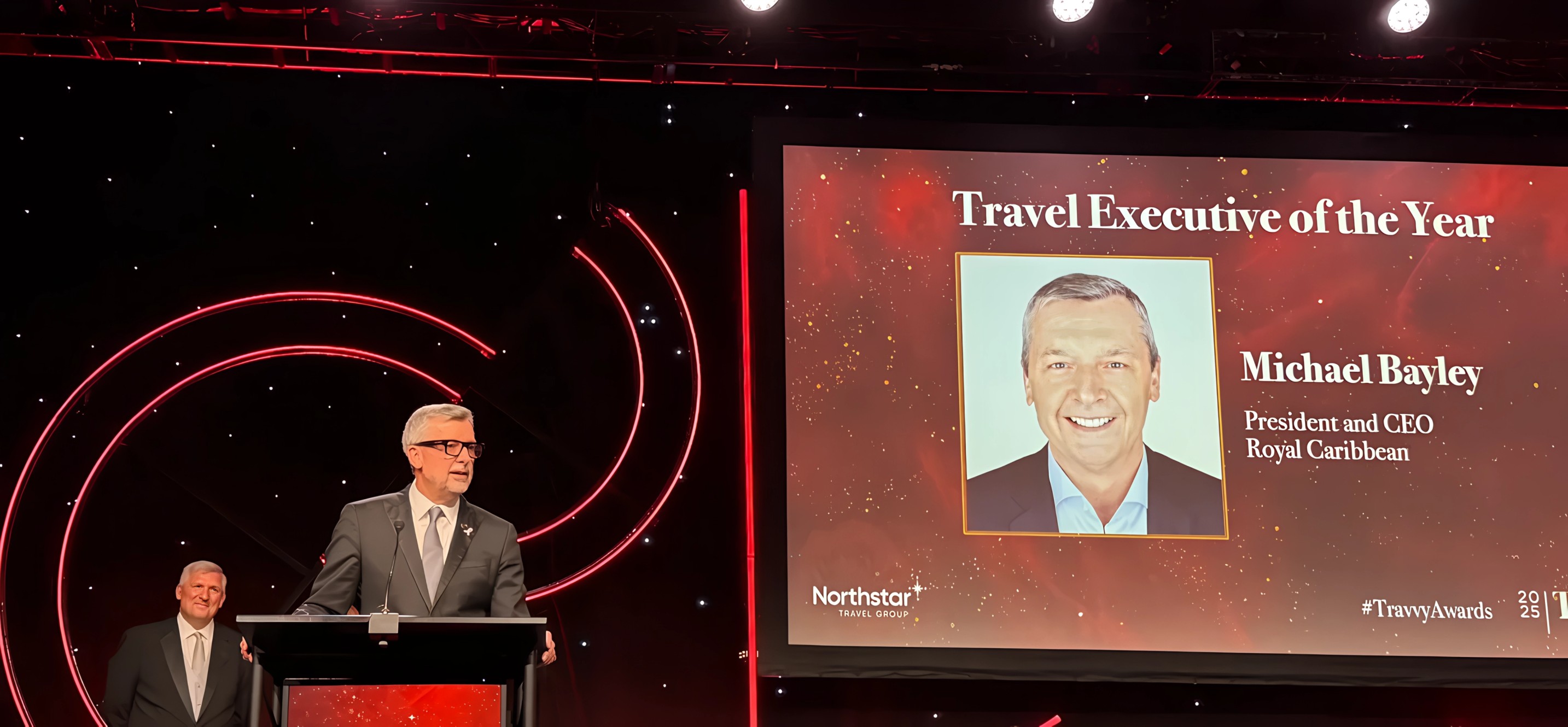 Michael Bayley named Travel Executive of the Year at the twenty twenty five Travvy Awards
