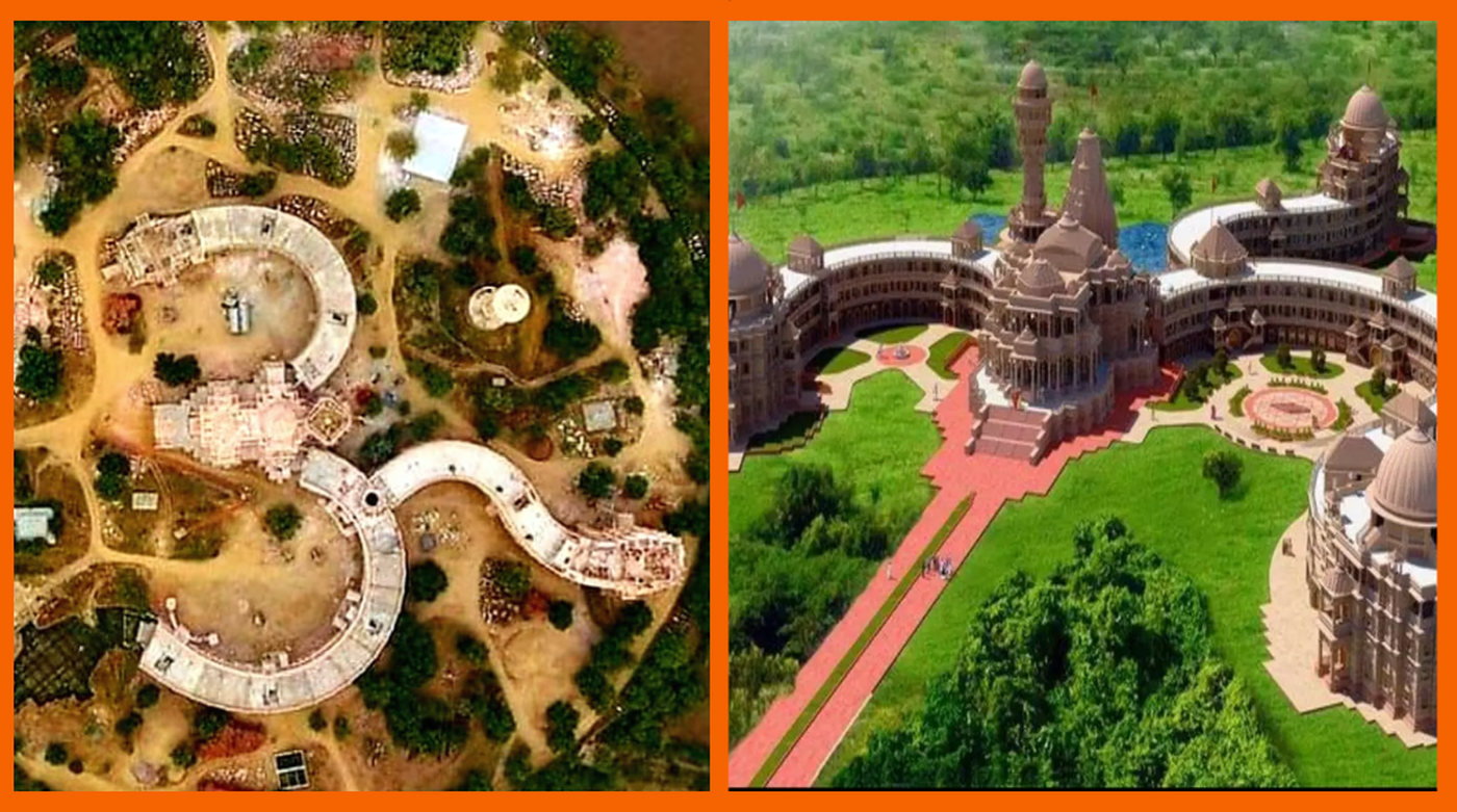 World's First Om-shaped Temple in Pali, Rajasthan