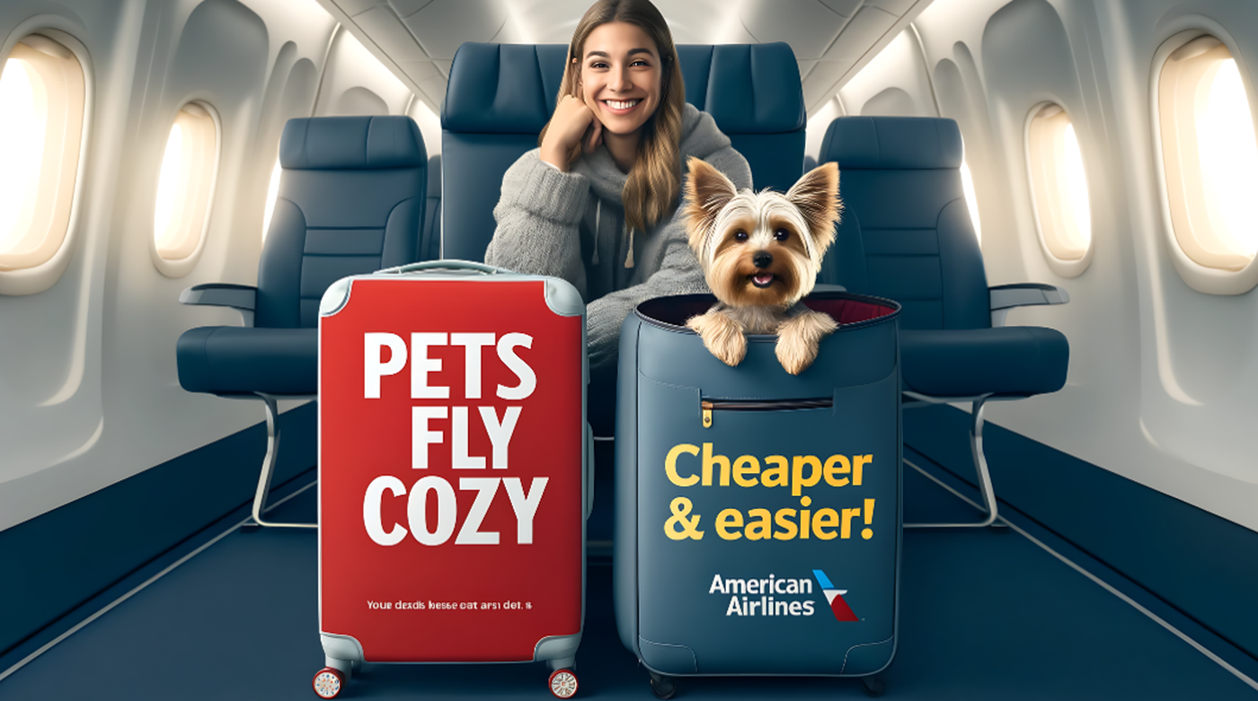 American Airlines Updates Pet Policy - Cheaper & Hassle-free